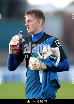 Soccer - Carling Cup - First Round - Oldham Athletic v Carlisle United - Boundary Park. Carlisle United goalkeeper Mark Gillespie Stock Photo