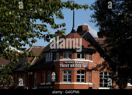 Trent Bridge Inn, Nottingham. General view of the Trent Bridge Inn Stock Photo