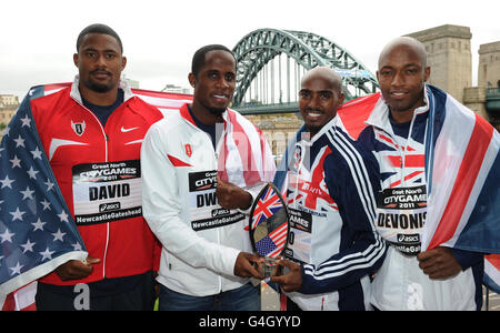 Athletics - Great North CityGames 2011 - Press Conference - Hilton Hotel Stock Photo