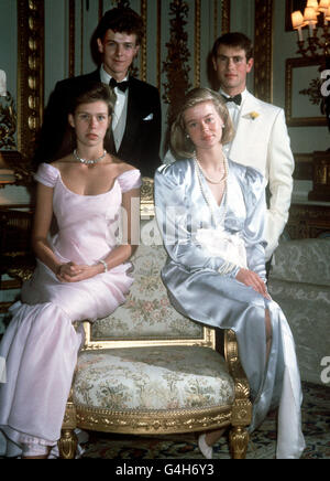 Royalty - James Ogilvy and Prince Edward's 21st Birthdays - Windsor Castle - 1985