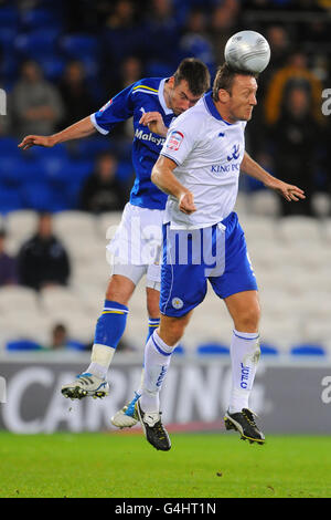 Soccer - Carling Cup - Third Round - Cardiff City v Leicester City - Cardiff City Stadium Stock Photo