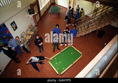 Feltham YOI report/pool game Stock Photo