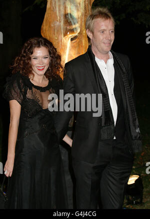 Anna Friel and Rhys Ifans (right) arriving for the annual Raisa Gorbachev Foundation Gala, at Hampton Court Palace in London. Stock Photo