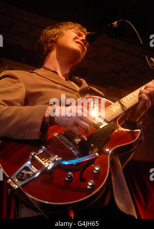 Scott Matthews - London. Scott Matthews performs on stage at Bush Hall in west London. Stock Photo