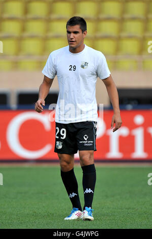 Soccer - Ligue 2 - AS Monaco v Amiens SC - Stade Louis II. Loic Puyo, SC Amiens Stock Photo