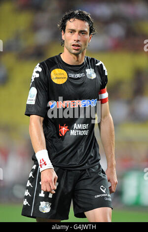 Soccer - Ligue 2 - AS Monaco v Amiens SC - Stade Louis II. Thomas Mienniel, SC Amiens Stock Photo