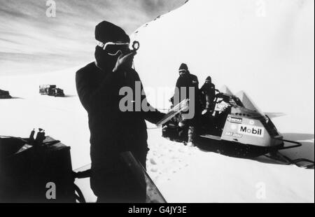 Exploration - Transglode Expedition - South Pole Stock Photo