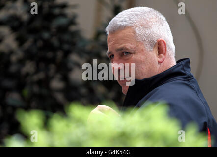 Rugby Union - Rugby World Cup 2011 - Semi Final - Wales v France - Wales Press Conference - Sky City Hotel. Wales coach Warren Gatland during the press conference at the Sky City Hotel, Auckland, New Zealand. Stock Photo