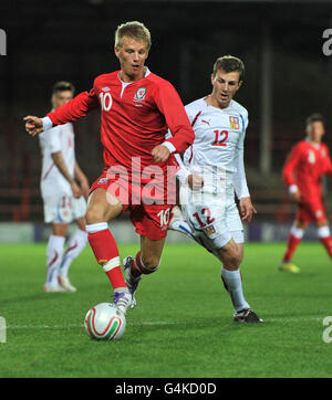 Soccer - UEFA Under 21 EURO 2013 - Wales U21 v Czech Republic U21 - The Racecourse Ground Stock Photo