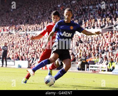 Soccer - Barclays Premier League - Liverpool v Manchester United - Anfield Stock Photo