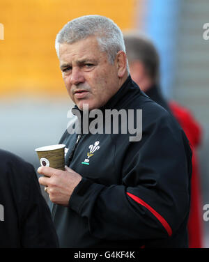 Rugby Union - Rugby World Cup 2011 - Bronze Final - Wales v Australia - Wales Training Session - Mount Smart Stadium. Wales' coach Warren Gatland during the training session at Mount Smart Stadium, Auckland, New Zealand. Stock Photo