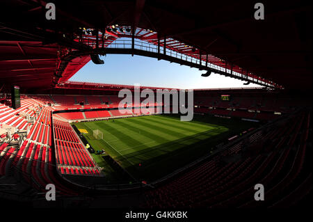 Soccer - French Ligue 1 - Valenciennes v Sochaux - Stade du Hainaut. A general view of the Stade du Hainaut, home of Valenciennes Stock Photo