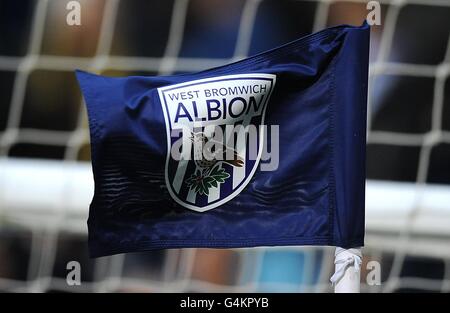Soccer - Barclays Premier League - West Bromwich Albion v Liverpool - The Hawthorns. General view of a West Bromwich Albion branded corner flag