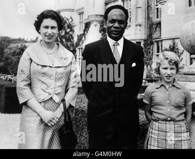 Royalty - Dr. Kwame Nkrumah and Royal Family - Balmoral