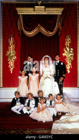 Royalty - Duke and Duchess of York Wedding - Westminster Abbey Stock Photo