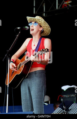 Glastonbury/Beth Orton 2 Stock Photo