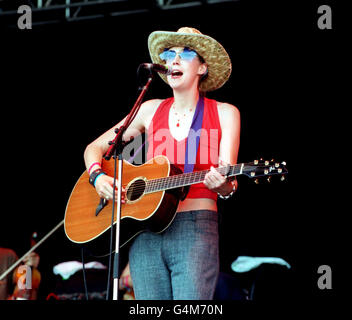 Glastonbury/Beth Orton 2 Stock Photo