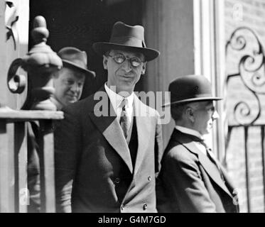 Eamon De Valera/Downing Street Stock Photo