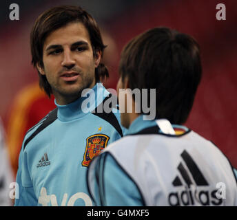 Soccer - International Friendly - England v Spain - Spain Training Session - Wembley Stadium Stock Photo