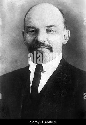 DECEMBER 30th: The Soviet Union is officially formed on this day in 1920 Vladimir Lenin, the Russian Bolshevik leader who led communist Russia following the Russian Revolution of 1917. Stock Photo