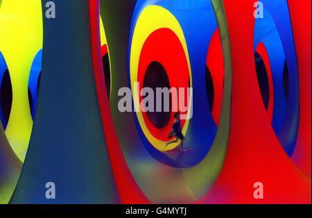 Dreamspace/ inflatable art Stock Photo