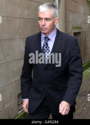 Peter McColgan at Arbroath Sheriff court where Athlete Liz McColgan is to stand trial for allegedly attacking him. Stock Photo