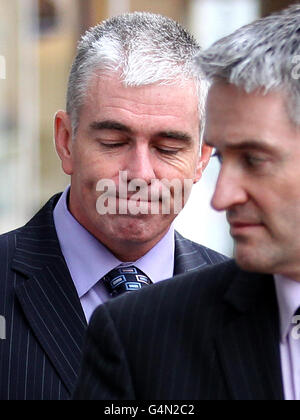 Peter McColgan at Arbroath Sheriff court where Athlete Liz McColgan is to stand trial for allegedly attacking him. Stock Photo