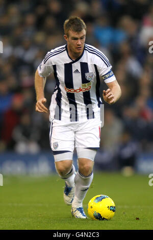 Soccer - Barclays Premier League - West Bromwich Albion v Bolton Wanderers - The Hawthorns. Chris Brunt, West Bromwich Albion Stock Photo