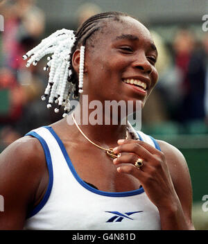 Wimbledon/Venus Williams smile Stock Photo