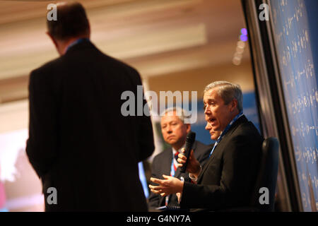 Speeches are made at the start of day one of the Rugby Expo 2011 Stock Photo