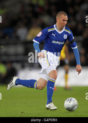 Soccer - Carling Cup - Quarter Final - Cardiff City v Blackburn Rovers - Cardiff City Stadium. Kenny Miller, Cardiff City Stock Photo