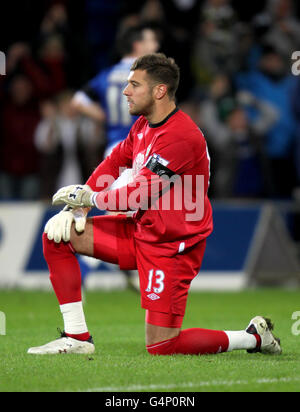 Soccer - Carling Cup - Quarter Final - Cardiff City v Blackburn Rovers - Cardiff City Stadium. Mark Bunn, Blackburn Rovers goalkeeper Stock Photo