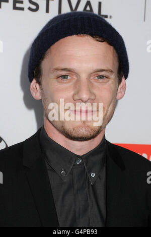 West Hollywood, CA, USA. 23rd Mar, 2015. 19 June 2016 - Los Angeles, California - Star Trek Actor Anton Yelchin Killed at 27 in Freak Car Accident. Yelchin was due to meet friends for a rehearsal. After not hearing from him for hours, his friends went to his home in Studio City at 1 a.m. and found Yelchin pinned between his car and a brick wall. His driveway is on an incline and his car was found still running and in neutral. File Photo: 23 March 2015 - West Hollywood, California - Anton Yelchin. 2015 Tribeca Film Festival Official Kick-off Party held at The Standard Hotel. Photo C Stock Photo