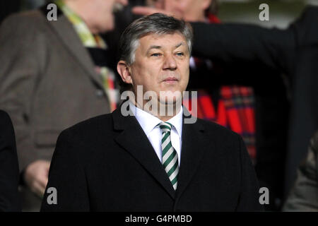 Soccer - UEFA Europa League - Group I - Celtic v Atletico Madrid - Celtic Park. Celtic chief executive Peter Lawell Stock Photo