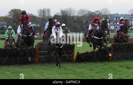 Horse Racing - Tingle Creek Christmas Festival - Day One - Sandown Park Stock Photo