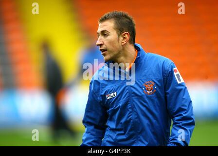 Soccer - npower Football League Championship - Blackpool v Reading - Bloomfield Road. Angel Martinez, Blackpool Stock Photo