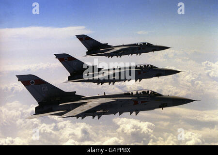 First Gulf War - RAF - Tornadoes - 1990 Stock Photo