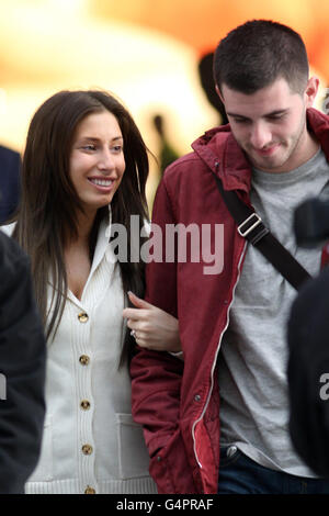 Stacy Soloman sighting - Heathrow Airport Stock Photo