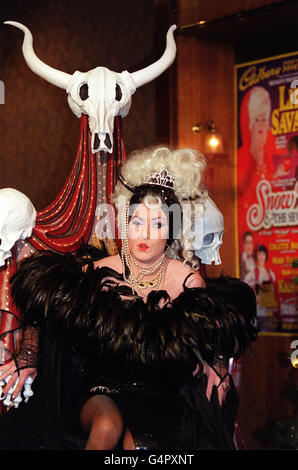 Lily Savage making her pantomime debut as the Wicked Queen in Snow White and the Seven Dwarfs at the Birmingham Hippodrome. Stock Photo