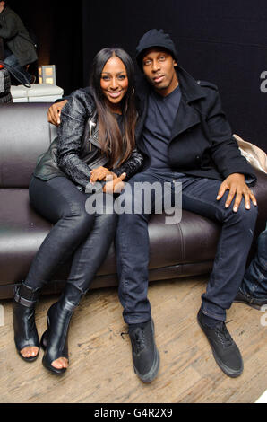 Alexandra Burke and Lemar attending the launch of Mario Kart 7, the brand new 3D racing game released on Friday for the Nintendo 3DS, at the Sports Cafe in Haymarket, London. Stock Photo