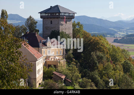 Annenturm tower in Althofen, Carinthia, Austria, Europe Stock Photo