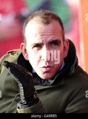 Soccer - FA Cup - Third Round - Swindon Town v Wigan Athletic - The County Ground Stock Photo