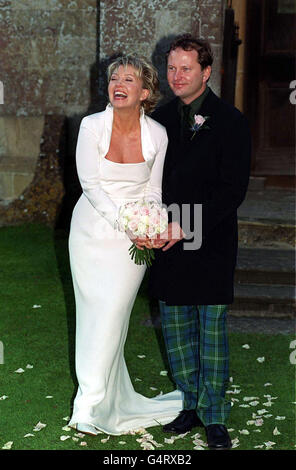 Channel 5 newsreader Kirsty Young with owner of Soho House Nick Jones ...