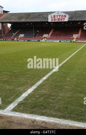 Soccer - npower Football League One - Leyton Orient v Charlton Athletic - Matchroom Stadium. A general view of the Matchroom Stadium, home of Leyton Orient Stock Photo