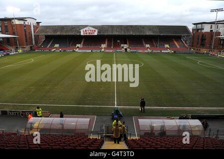 Soccer - npower Football League One - Leyton Orient v Charlton Athletic - Matchroom Stadium. A general view of the Matchroom Stadium, home of Leyton Orient Stock Photo