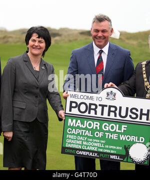 Golf - Irish Open Announcement - Royal Portrush Golf Club Stock Photo