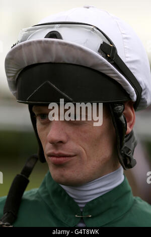 Horse Racing - Southwell Racecourse. Barry McHugh, jockey Stock Photo