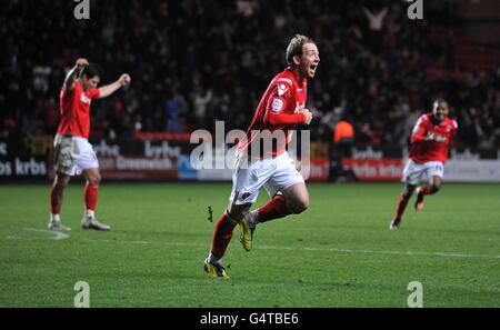 Soccer - npower Football League One - Charlton Athletic v Brentford - The Valley Stock Photo