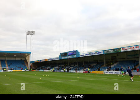 A view inside MEMS Priestfield Stadium, home of Gillingham Stock Photo