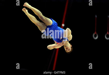 Gymnastics - Visa International Gymnastics - Day Three - North Greenwich Arena Stock Photo